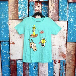 Unisex Nickelodeon Rocko's Modern Life Graphic T-Shirt MEDIUM Celadon